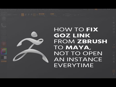 zbrush 2018 goz unable to open file