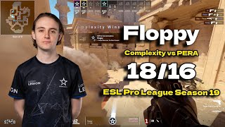 CS2 POV Complexity floppy (18/16) vs PERA (Anubis) @ ESL Pro League Season 19