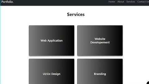 Create a Responsive Portfolio using HTML • CSS • JAVASCRIPT & BOOTSTRAP | PART 2