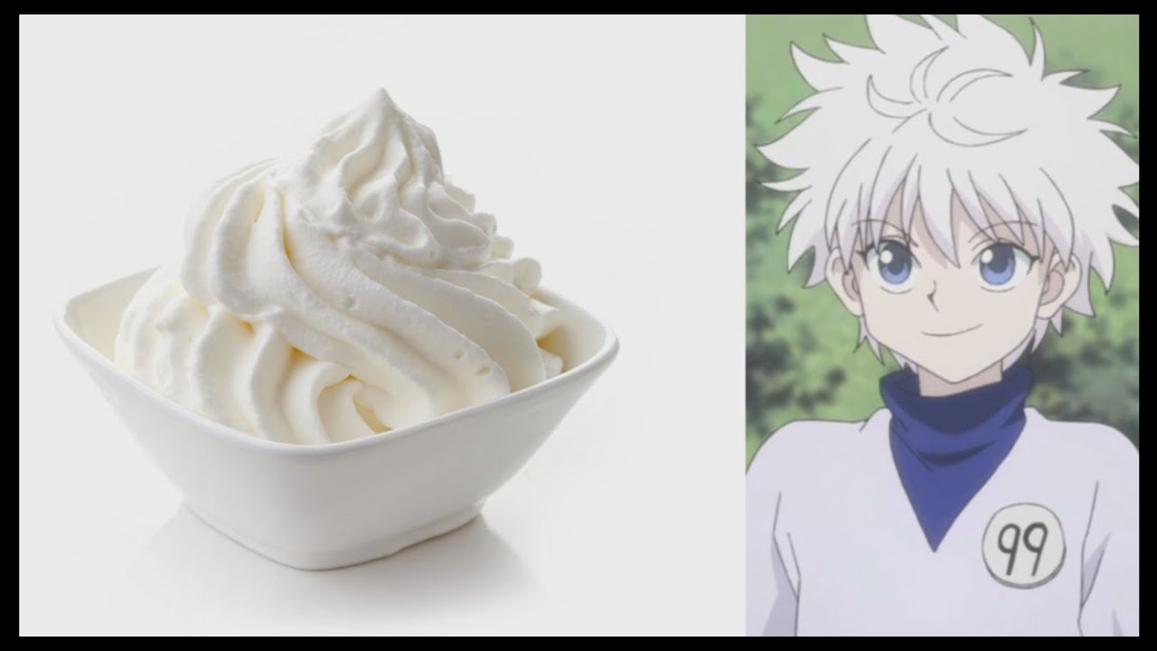 Killua Zoldyck and Whipped Cream