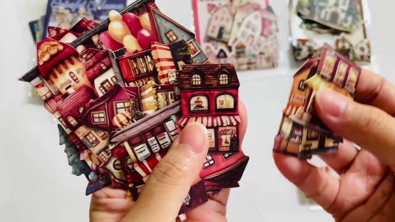 ASMR 淘寶購入 手帳素材開箱 | unboxing ASMR | stationery haul