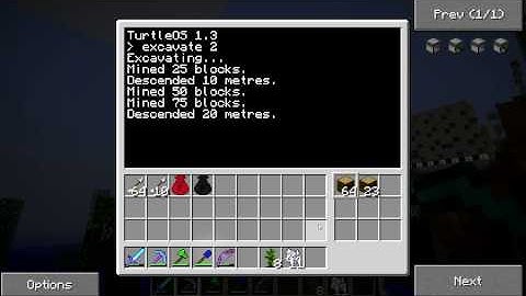 Minecraft Tekkit 3.1.2 - Tree Harvesting with Mining Turtle
