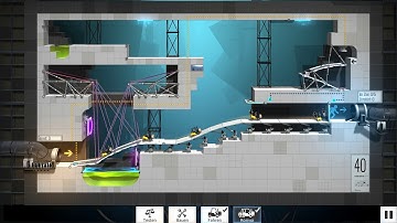 Bridge Constructor Portal - Level 40 - Konvoi