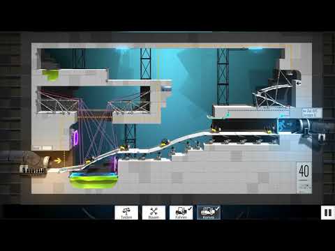 Bridge Constructor Portal - Level 40 - Konvoi