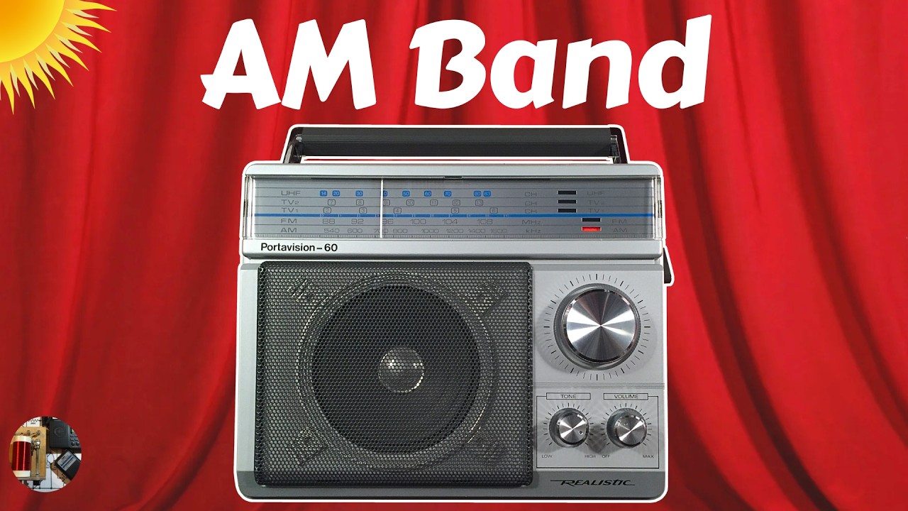 Todd's Realistic Portavision-60 AM FM TV Classic Radio Daytime AM