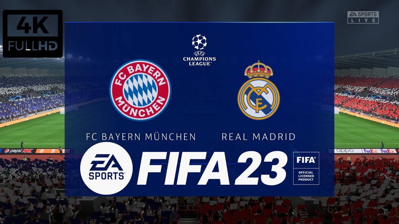 FIFA 23 - Bayern vs Real Madrid | UEFA Champions League Semi-Final - 2 ...