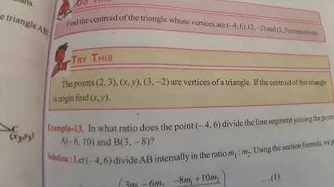finding missing vertex of a triangle,if centroid is given.