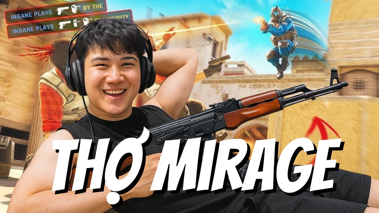 (CS2) BEST MOMENTS OF OCEAN #20 : THỢ MIRAGE KHÁM RĂNG CÁC CHÁU 