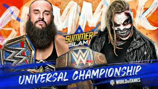 Braun Strowman vs the fiend Bray Wyatt for the Universal Championship in SummerSlam 2020