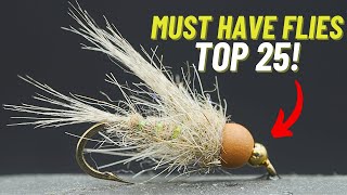 TOP 25 Spring Flies | To Catch MORE Fish!!!