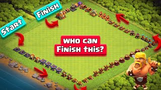 Longest Defense Formation vs All Max TROOPS || Clash of Clans