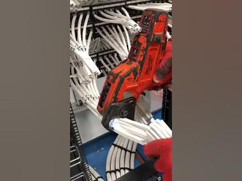 Preparation for termination - CAT6A - YouTube