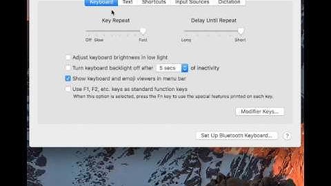 Change CapsLock to Escape - MacOS Sierra