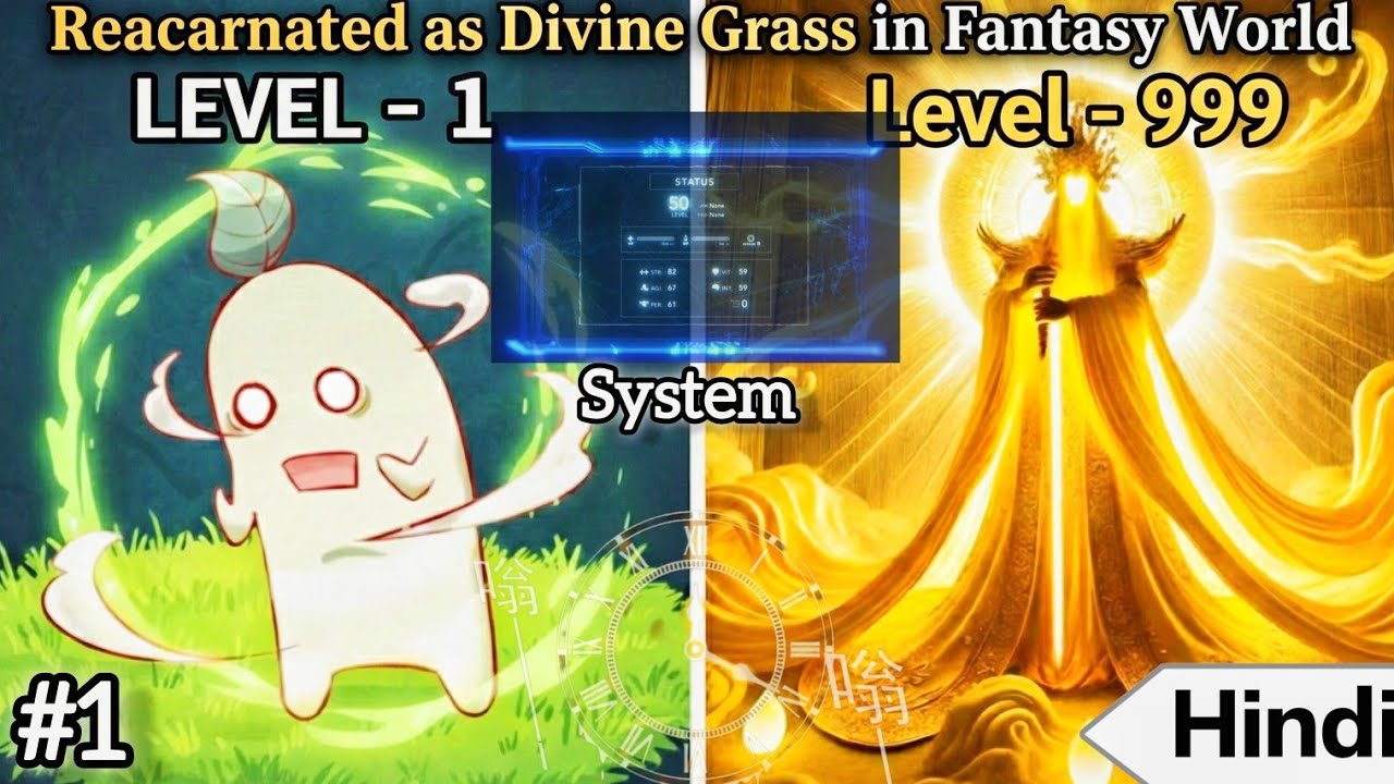 Reacarnated as Divine Grass in Fantasy World Copy Abilities To Became God #manhwa 