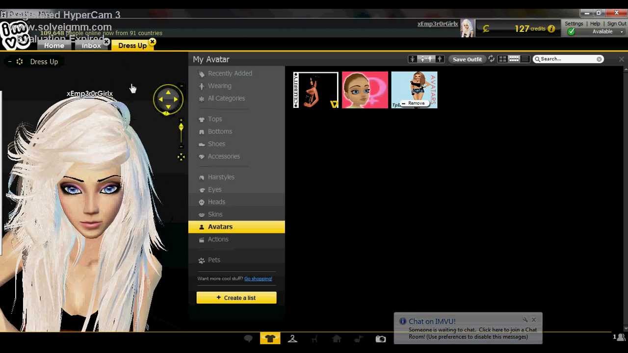 Imvu Cheats Credits 2013