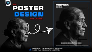Modern Typography Poster design in Adobe Photoshop | Sunday Typography poster design