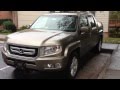 2011 Honda Ridgeline RTL Review, Walk Around, Interior, Start Up & Rev, Quick Drive
