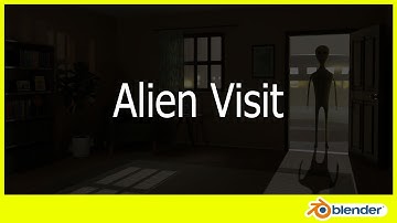 Alien Visit - Blender short animation