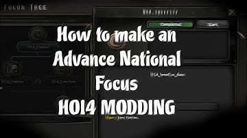 HOI4 Modding | How to make an Advanced National Focus