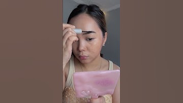 See the difference of using eyebrow gel 🤍