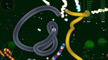 Wormax.io Gameplay Epic Wormate io Worm Game Trapping Fastest Worms  Highscore +18000 Funny Moments.
