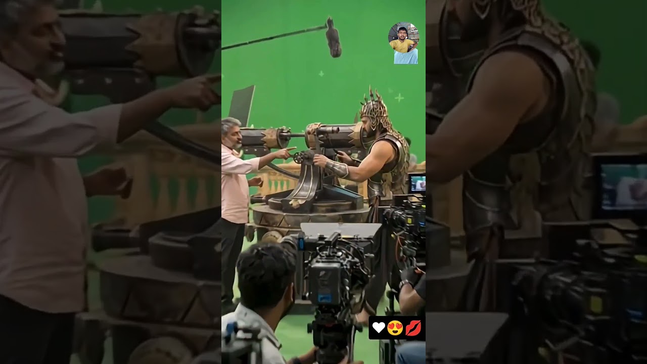 Baahubali Movie Behind the Scenes | Baahubali Movie Shooting #baahubali #movie #shorts