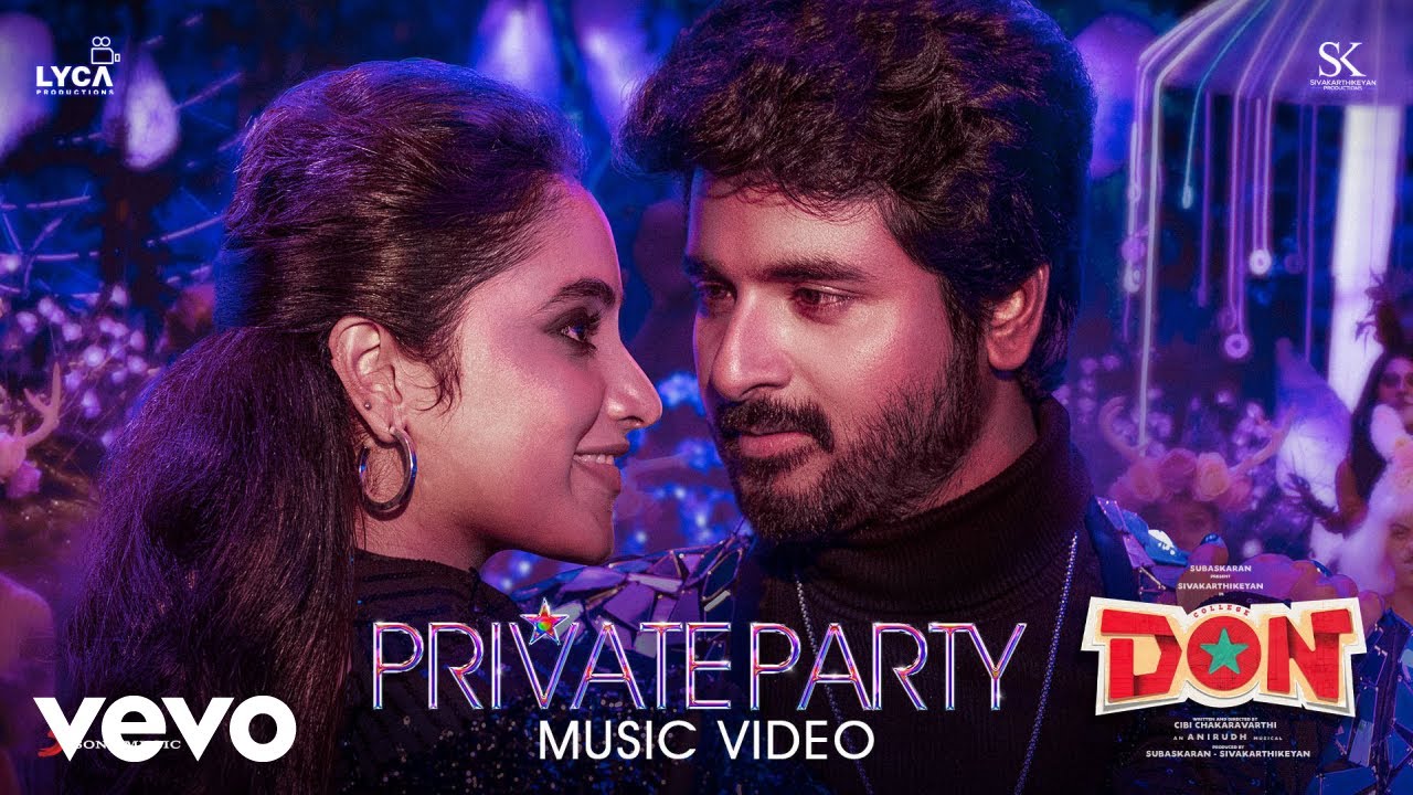 College Don   Private Party Video  Sivakarthikeyan Priyanka Mohan  Anirudh