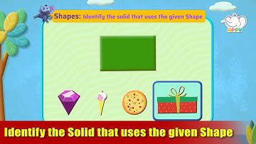 K1 - Module 6 - Ex 2 Identify the Solid that uses the given Shape | Appu Series | Kindergarten Math