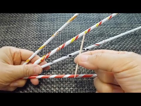 Kimie Gangiの工作教室 紙の棒を作るコツ ようじを使って超簡単 Youtube