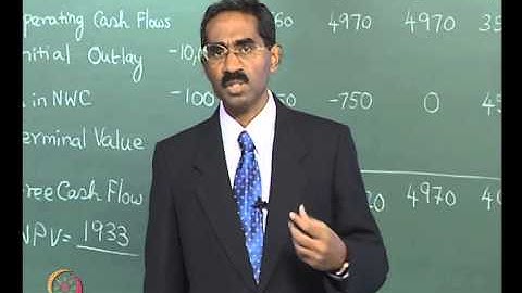 Mod-04 Lec-13 Analysis of Project Viability Capital Budgeting Guidelines-III