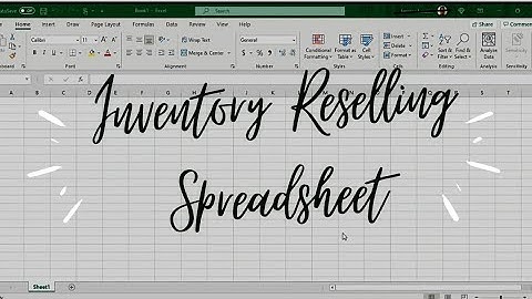 Easy Reselling Spreadsheet | How to Track Your Sales and Inventory