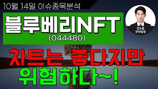 블루베리NFT(044480)-차트는 좋다지만 위험하다~!