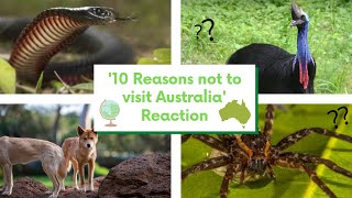Reacting To '10 Reasons Not To Visit Australia (Aussie Reacts)' | RachelleDIY