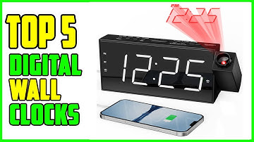 TOP 5 Best Digital Wall Clocks 2025