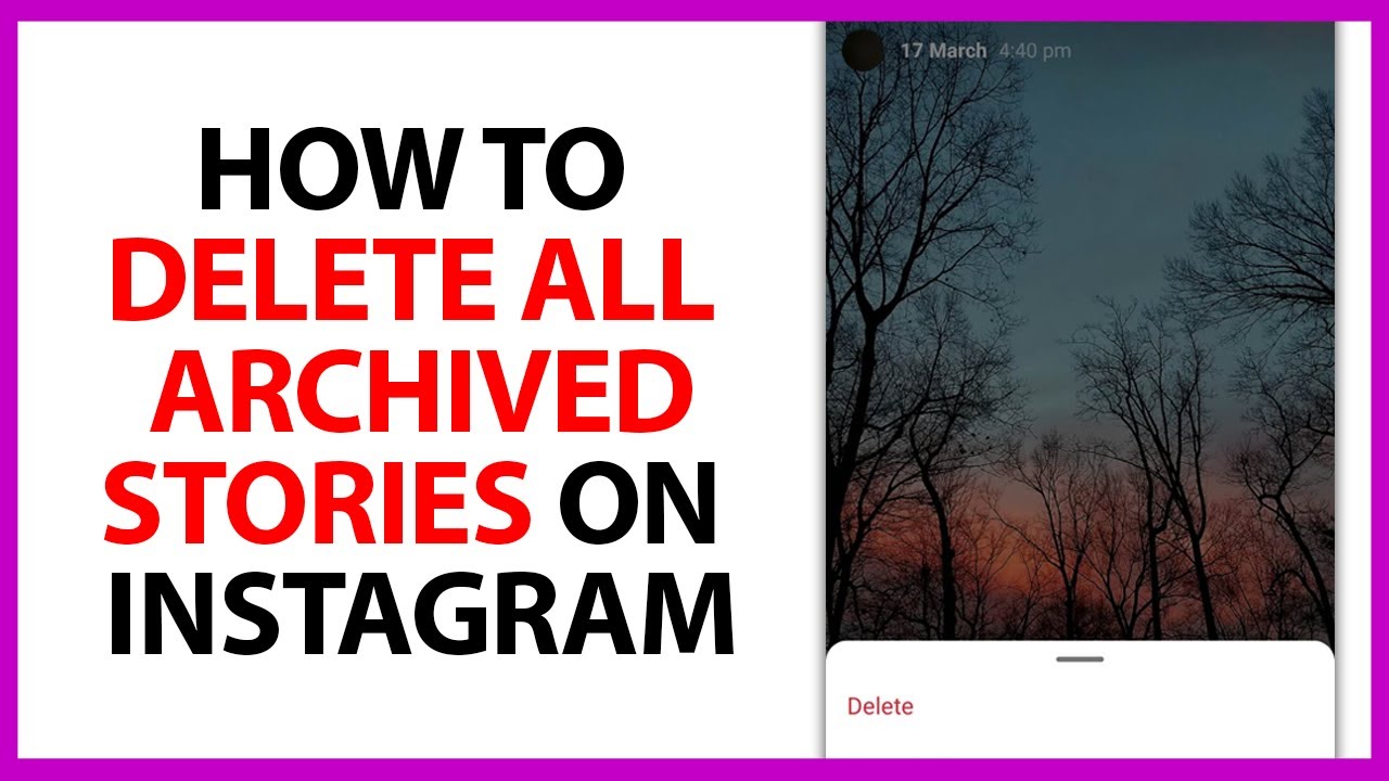 how-to-delete-all-archived-stories-on-instagram-in-2025-youtube