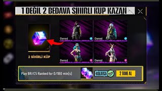 1 Tane Si̇hi̇rli̇ Küp Yeri̇ne 2 Tane Si̇hi̇rli̇ Küp Takti̇ği̇ Bedavaya 2 Si̇hi̇rli̇ Küp Takti̇ği̇ Free Fi̇re Max