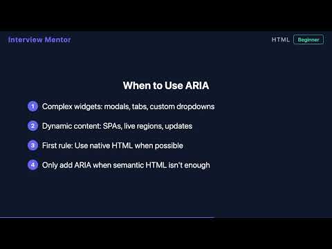 What Does ARIA Stand For? Web Accessibility Explained