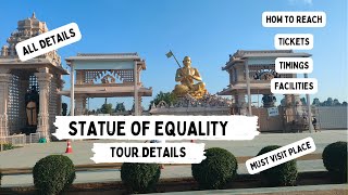 Statue of Equality Hyderabad| World's Second Tallest Statue| Ramanujacharya Statue| Complete Detail