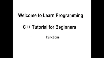 Learn Programming in C++ for Beginners Tutorial 25 - Functions - Using Subroutines in C++