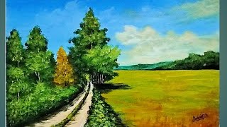 Easy Landscape Drawing for beginners | Episode 16 ||