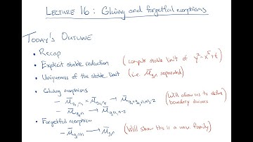 Lecture 16: Explicit stable reduction and gluing & forgetful morphisms