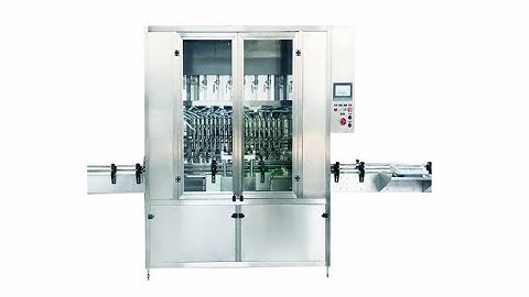 Pesticide piston filling machine.linear viscosity piston filler for  EC and SC.Embotellador de miel