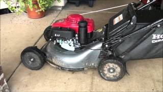 LAWNMOWER GOVERNOR ADJUSTMENT: Honda Lawn mower REVS UP TOO MUCH or NOT ENOUGH?