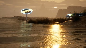 Create an American Diner using blender and UE5 Tutorial - Neon Material | Beginner Tutorial Part 3