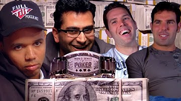 World Series of Poker Main Event 2009 Day 5 | Phil Ivey, The Bilzerian Brothers & Esfandiari #WSOP