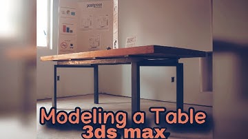 3ds max tutorial : Modeling a Table render blender #3dsmax #architecture #tutorial #design #blender