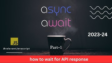 async await javascript | learn how async await works  (in 7+ min) #asyncawait