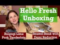 Hello Fresh Unboxing and Review - Pork Tenderloin and Seared Steak - Hello Fresh Promo Code