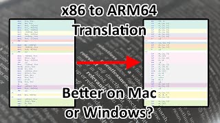 x86 Emulation on Arm CPUs  Better on Windows or macOS?