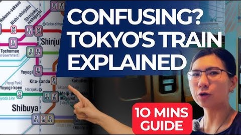 Trains in Tokyo EXPLAINED – in 10 mins!